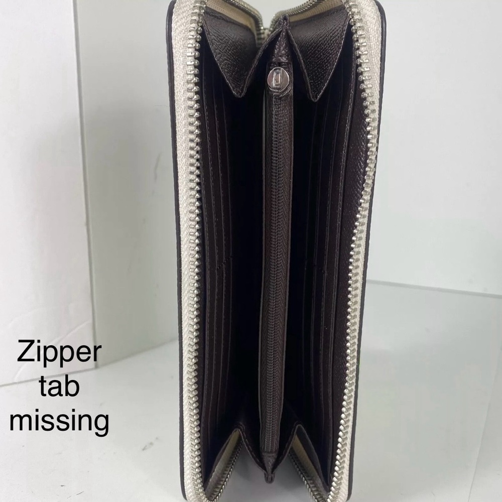 Coach Heart Bandana Rivets wallet Crossgrain leather - Picture 7 of 9